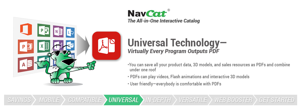 Universal technology - virtually every program outputs PDFs